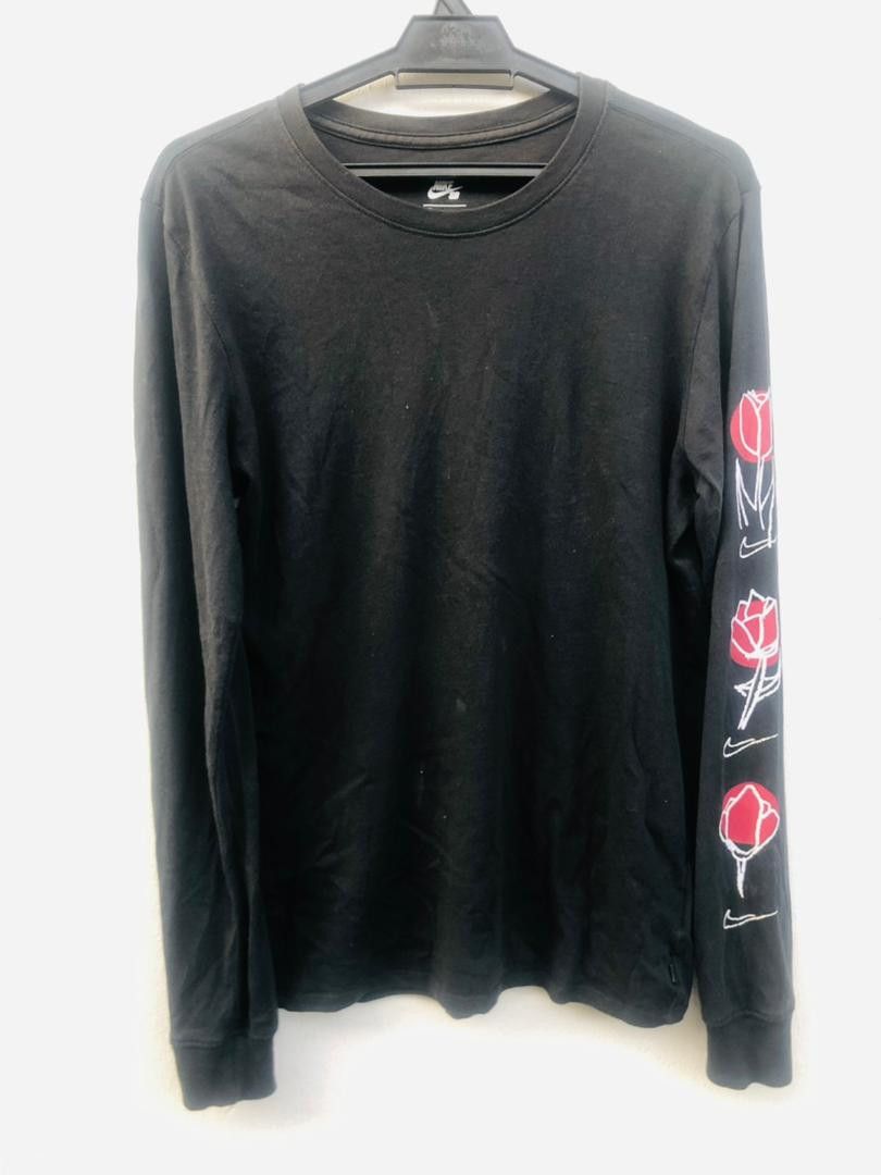 Nike × Vintage Vintage Nike SB Designer Fashion Style Long Sleeve Size US M / EU 48-50 / 2 - 2 Thumbnail