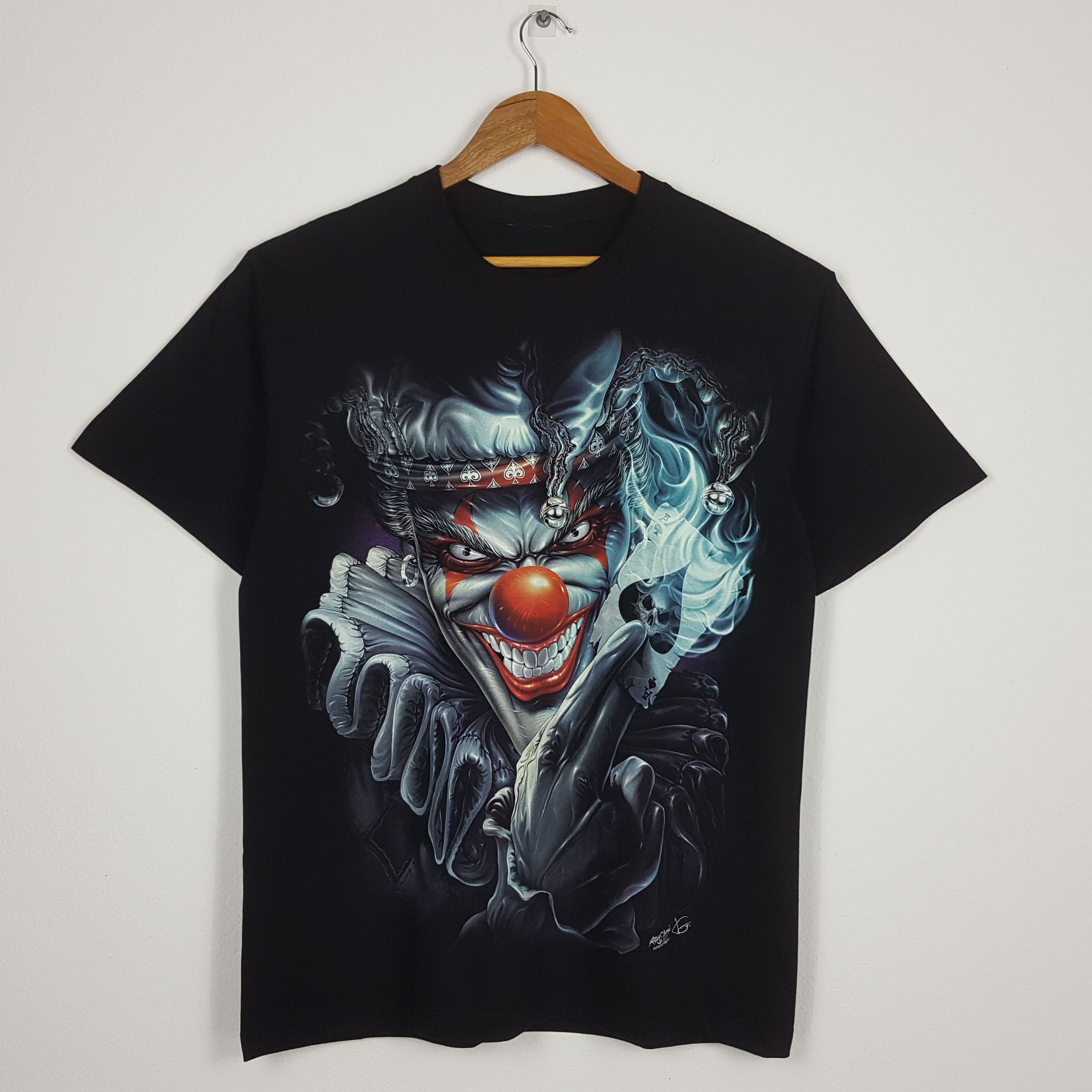 Vintage Vintage JOKER DC Comics Batman Horror Movie T-Shirt Size US L / EU 52-54 / 3 - 1 Thumbnail