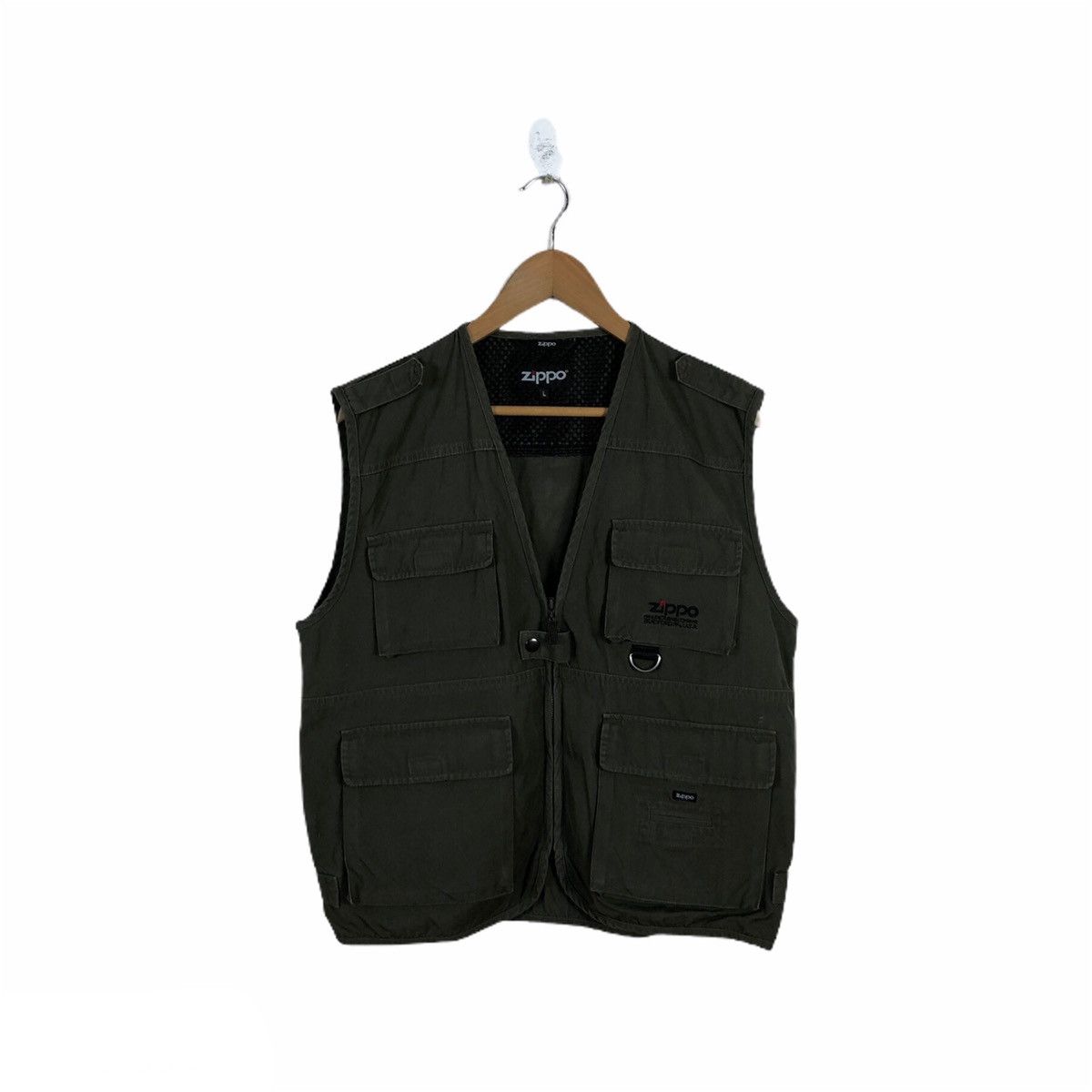 Japanese Brand TACTICAL PARACHUTE MULTI POCKET VEST ZIPPO Size US L / EU 52-54 / 3 - 1 Thumbnail