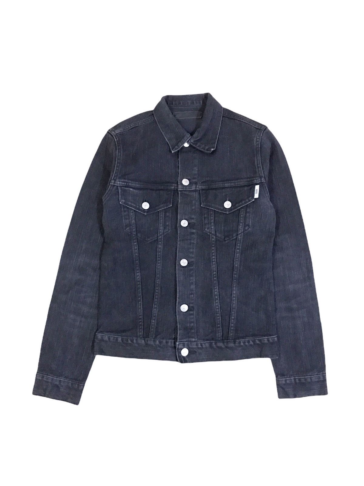 Beams Plus Beams Japan x Vaporize Distressed Denim Trucker Jacket Size US XXS / EU 40 - 2 Thumbnail