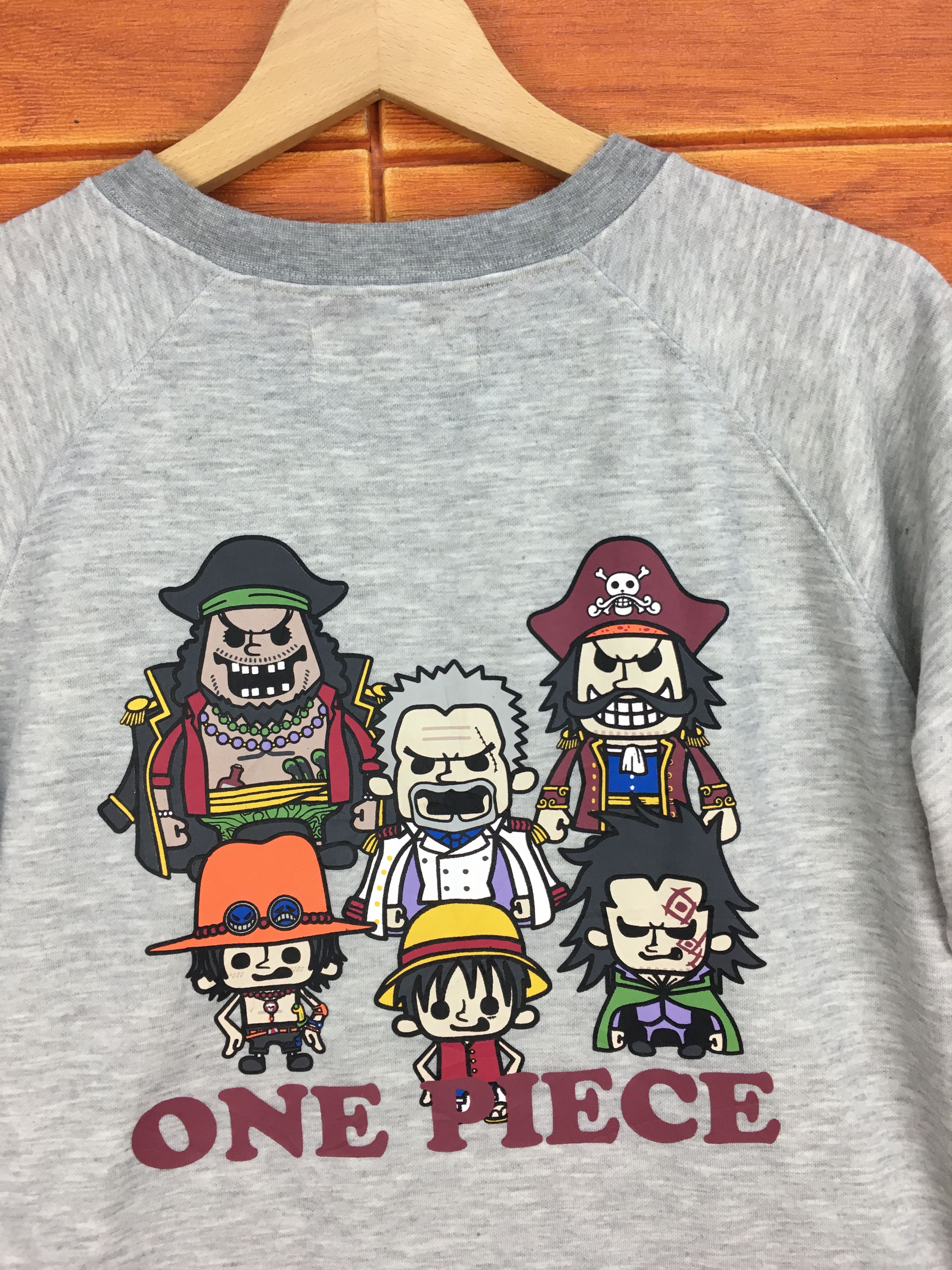 Anime Vintage 90s One Piece Line Up Shirt Size US M / EU 48-50 / 2 - 2 Thumbnail
