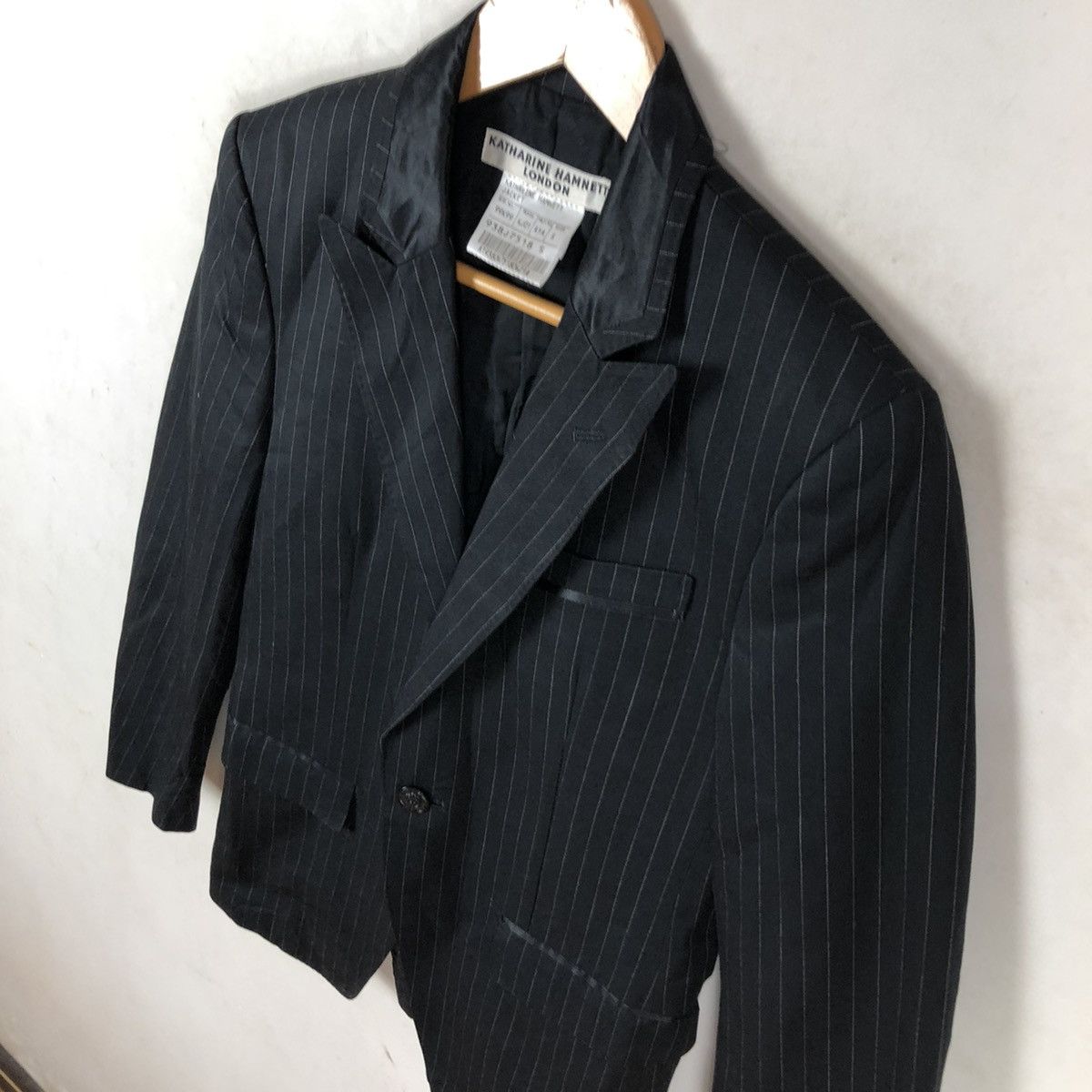 Katharine Hamnett London KATHARINE HAMNETT LONDON DOWN STRIPE CASUAL COAT Size US S / EU 44-46 / 1 - 3 Thumbnail