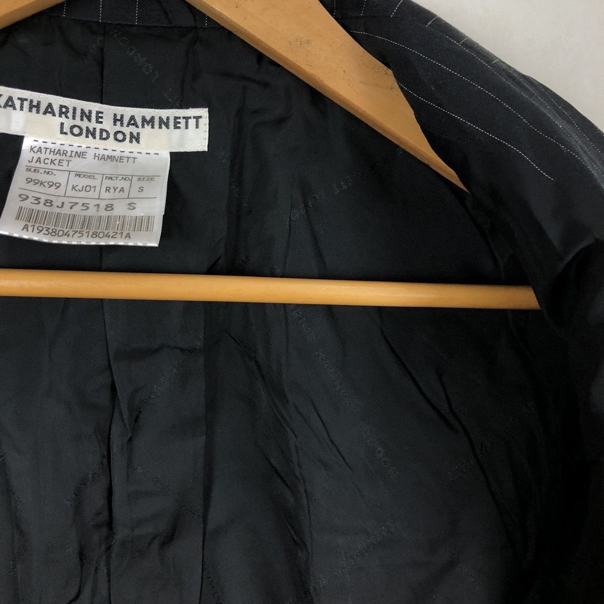 Katharine Hamnett London KATHARINE HAMNETT LONDON DOWN STRIPE CASUAL COAT Size US S / EU 44-46 / 1 - 11 Thumbnail