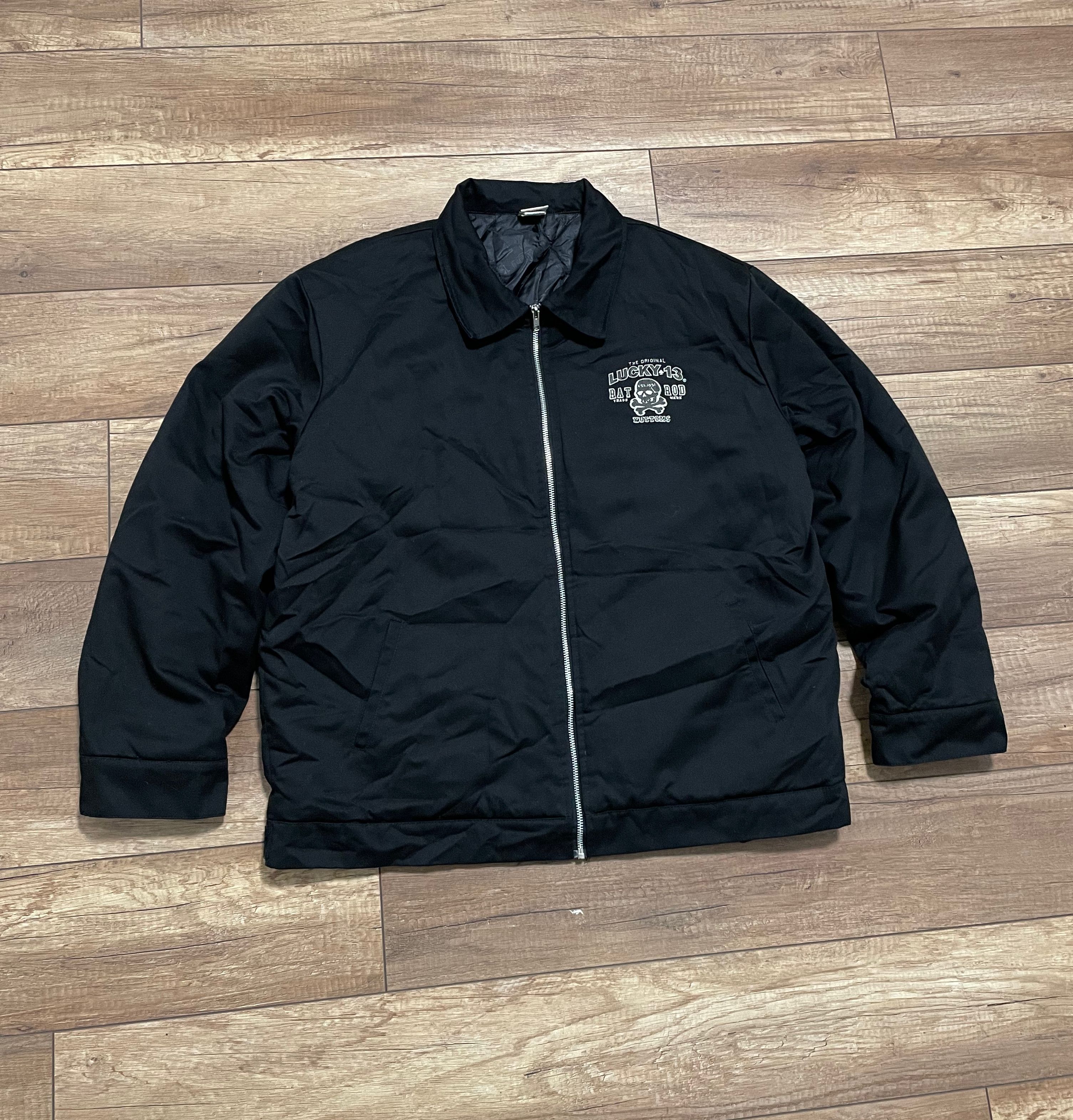 Band Tees Vintage Lucky 13 Garage Biker Rap Oversized Bomber Jacket Size US XXL / EU 58 / 5 - 3 Thumbnail