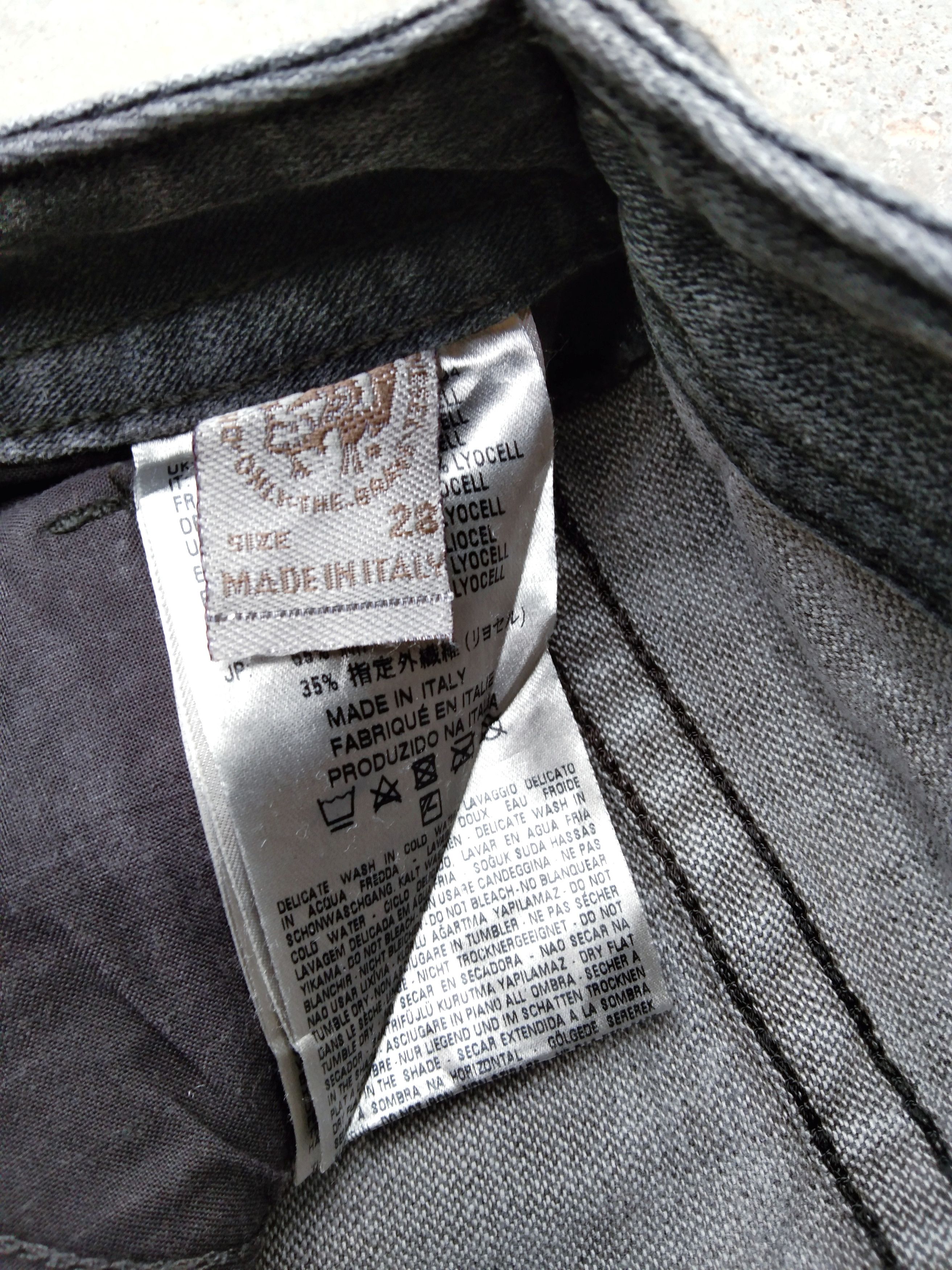 Diesel Vintage Distressed Diesel 'THAVAR' Grey Jeans 30x27 Size US 30 / EU 46 - 10 Thumbnail