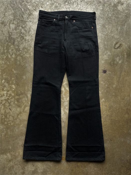 Kapital Kapital 14oz Black Denim 5p OKABELLBO Flare | Grailed