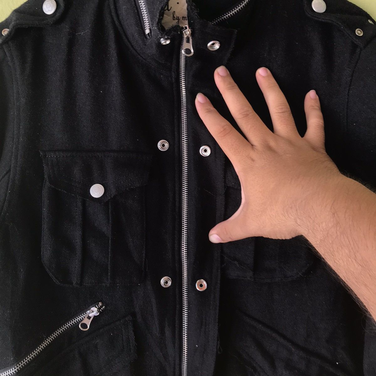 Japanese Brand A.M.P Manydope DISTRESSED BIKER PARACHUTE Jacket Size US S / EU 44-46 / 1 - 11 Thumbnail