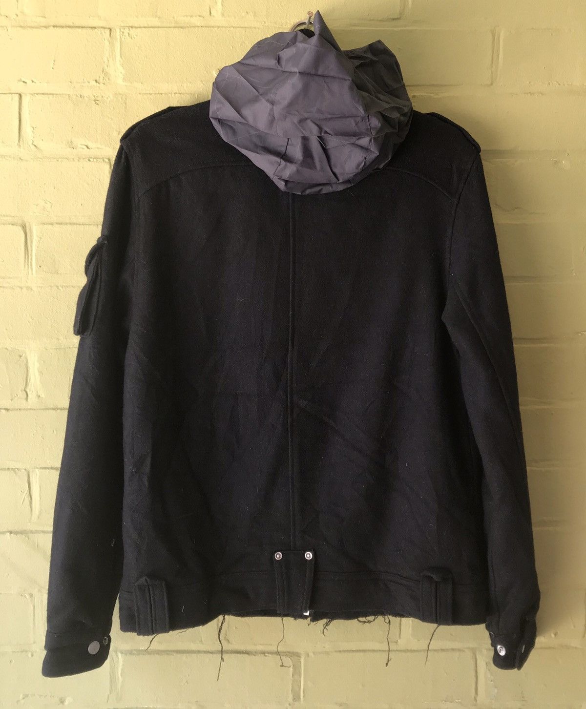 Japanese Brand A.M.P Manydope DISTRESSED BIKER PARACHUTE Jacket Size US S / EU 44-46 / 1 - 4 Thumbnail