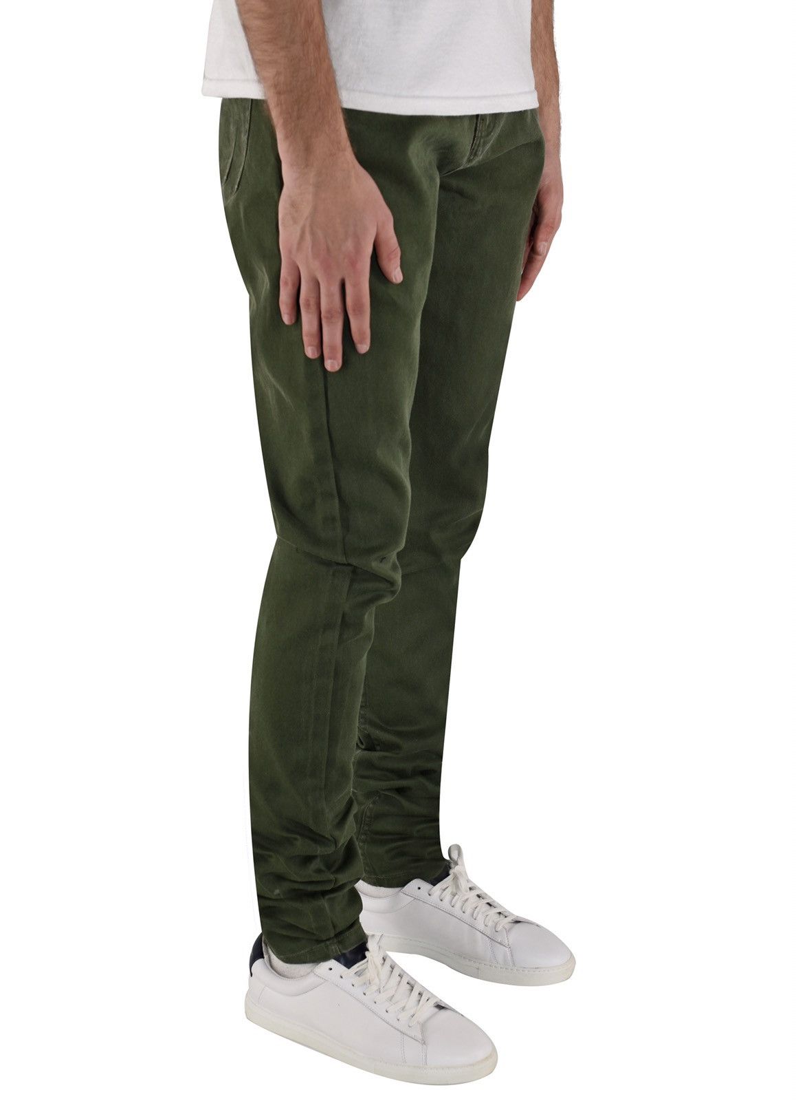 Vintage Stacked Denim Olive Green Size US 36 / EU 52 - 2 Thumbnail