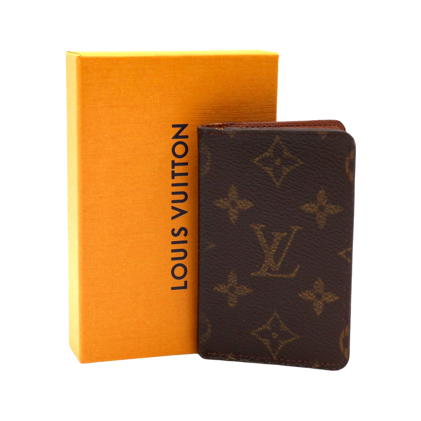 LOUIS VUITTON Louis Vuitton Monogram Groom Pochette Cle Coin Case M60033  Brown Multicolor