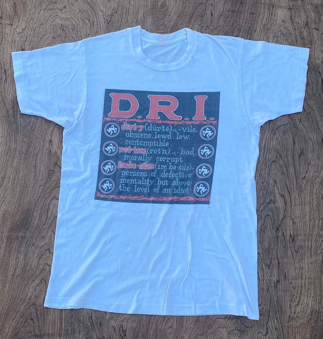 Band Tees × Vintage Vintage Tee D.R.I Size US L / EU 52-54 / 3 - 1 Thumbnail
