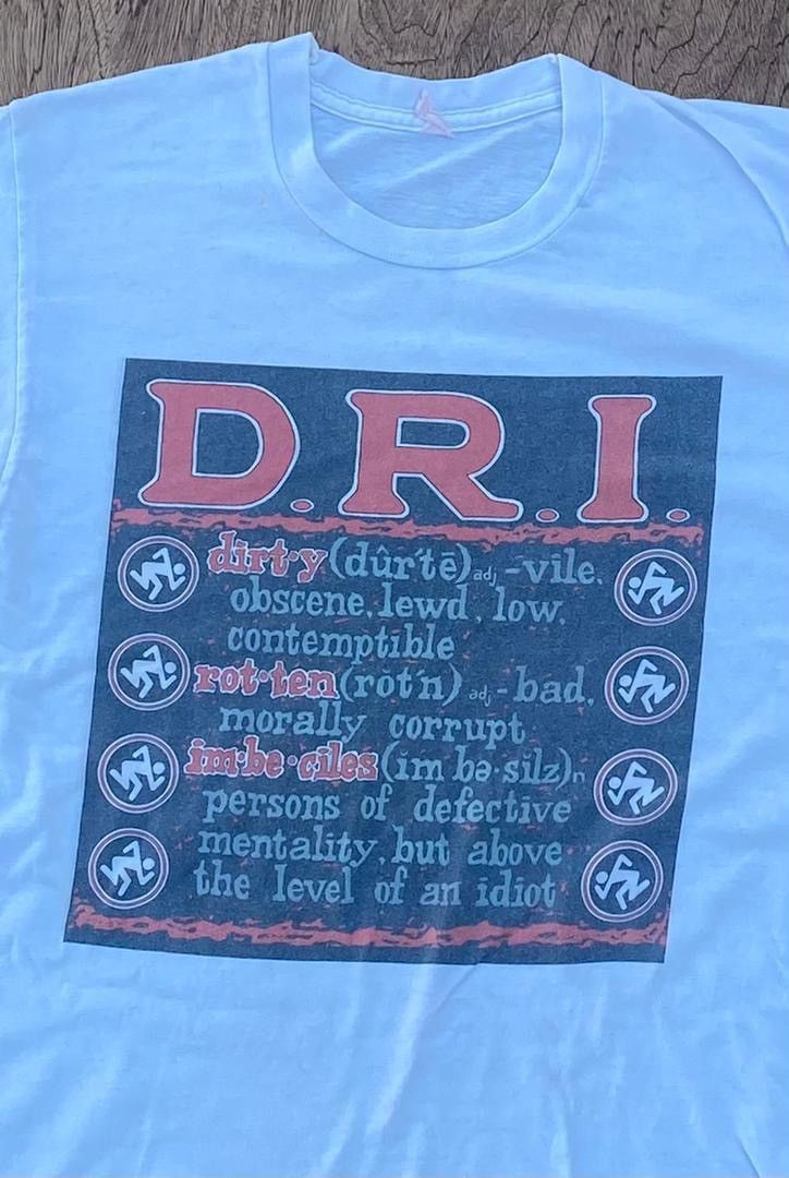 Band Tees × Vintage Vintage Tee D.R.I Size US L / EU 52-54 / 3 - 2 Thumbnail