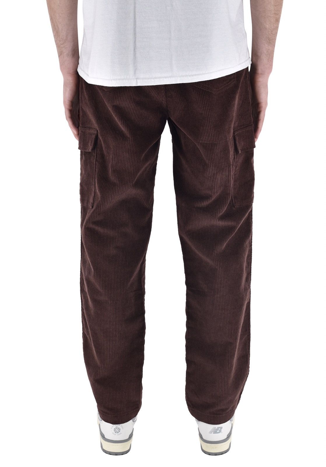 Vintage Corduroy Cargo Pants Chocolate Brown Size US 38 / EU 54 - 6 Thumbnail