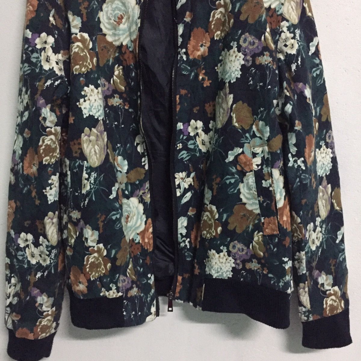 Japanese Brand Floral Enguolin Zipper Jacket Size US L / EU 52-54 / 3 - 4 Thumbnail