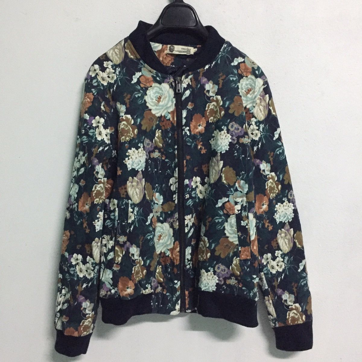 Japanese Brand Floral Enguolin Zipper Jacket Size US L / EU 52-54 / 3 - 2 Thumbnail