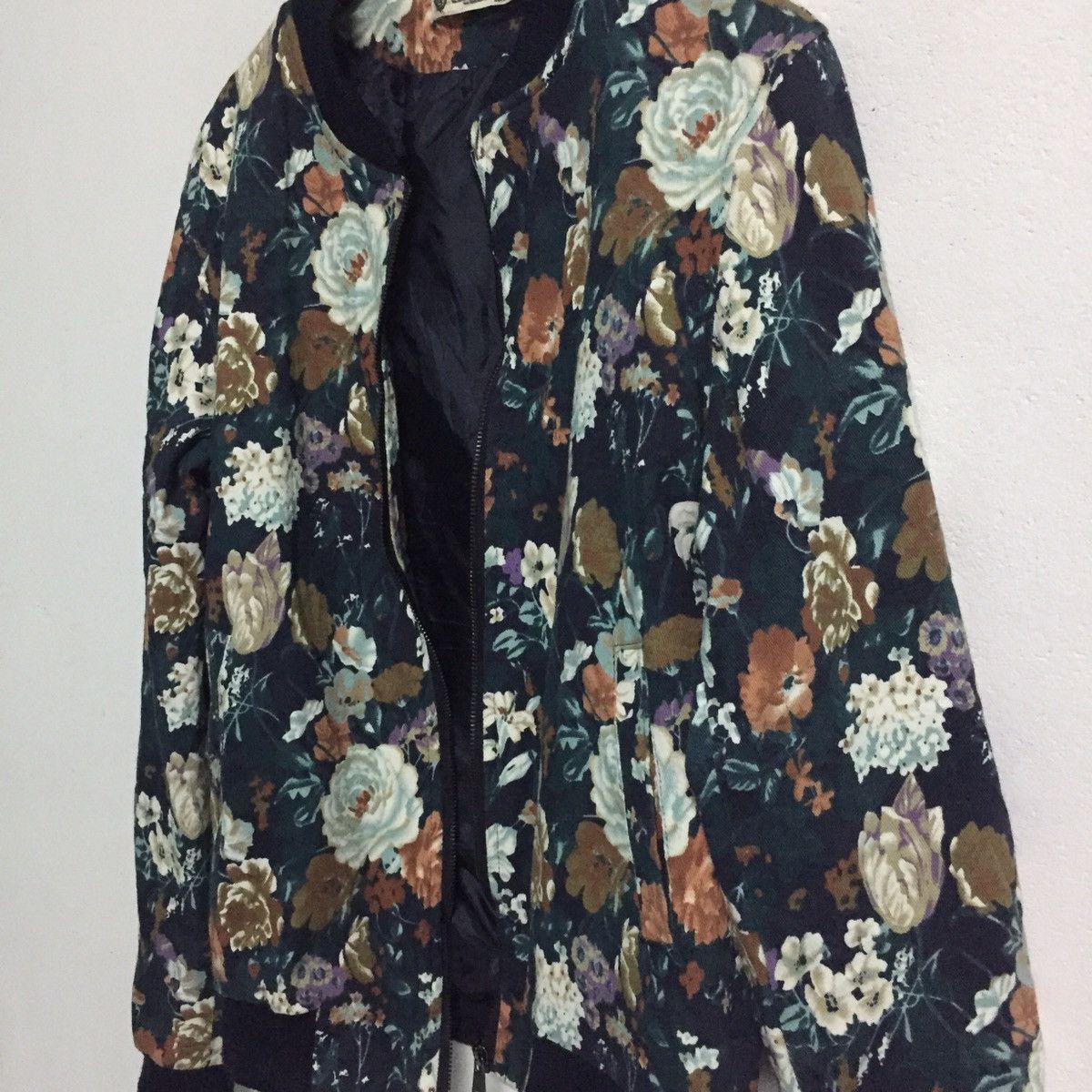 Japanese Brand Floral Enguolin Zipper Jacket Size US L / EU 52-54 / 3 - 7 Thumbnail