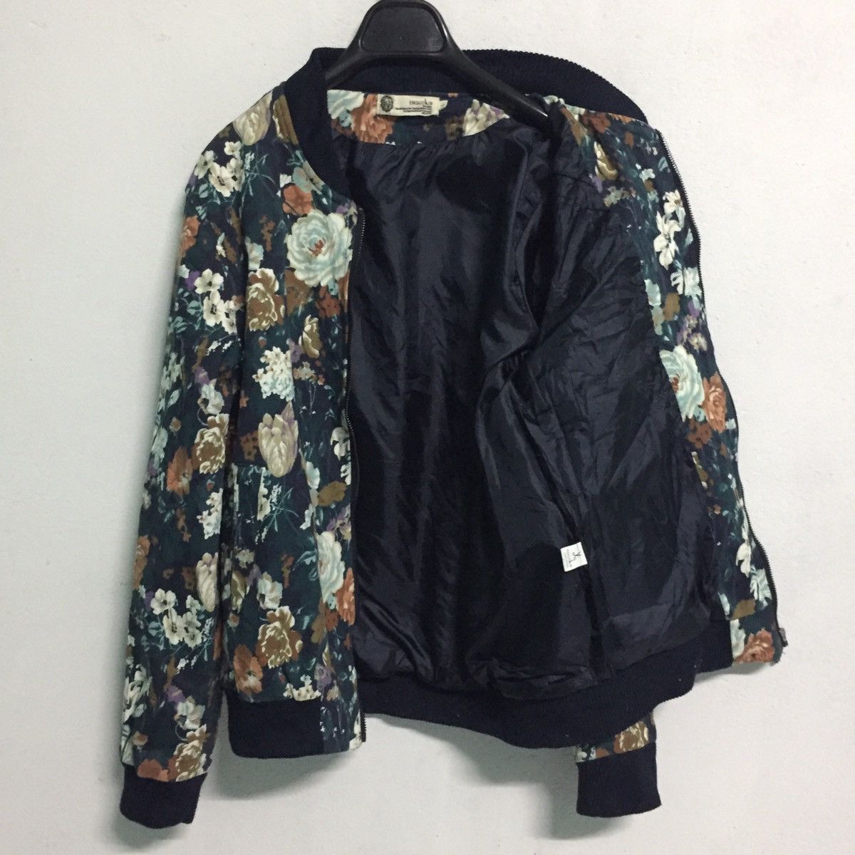 Japanese Brand Floral Enguolin Zipper Jacket Size US L / EU 52-54 / 3 - 8 Thumbnail
