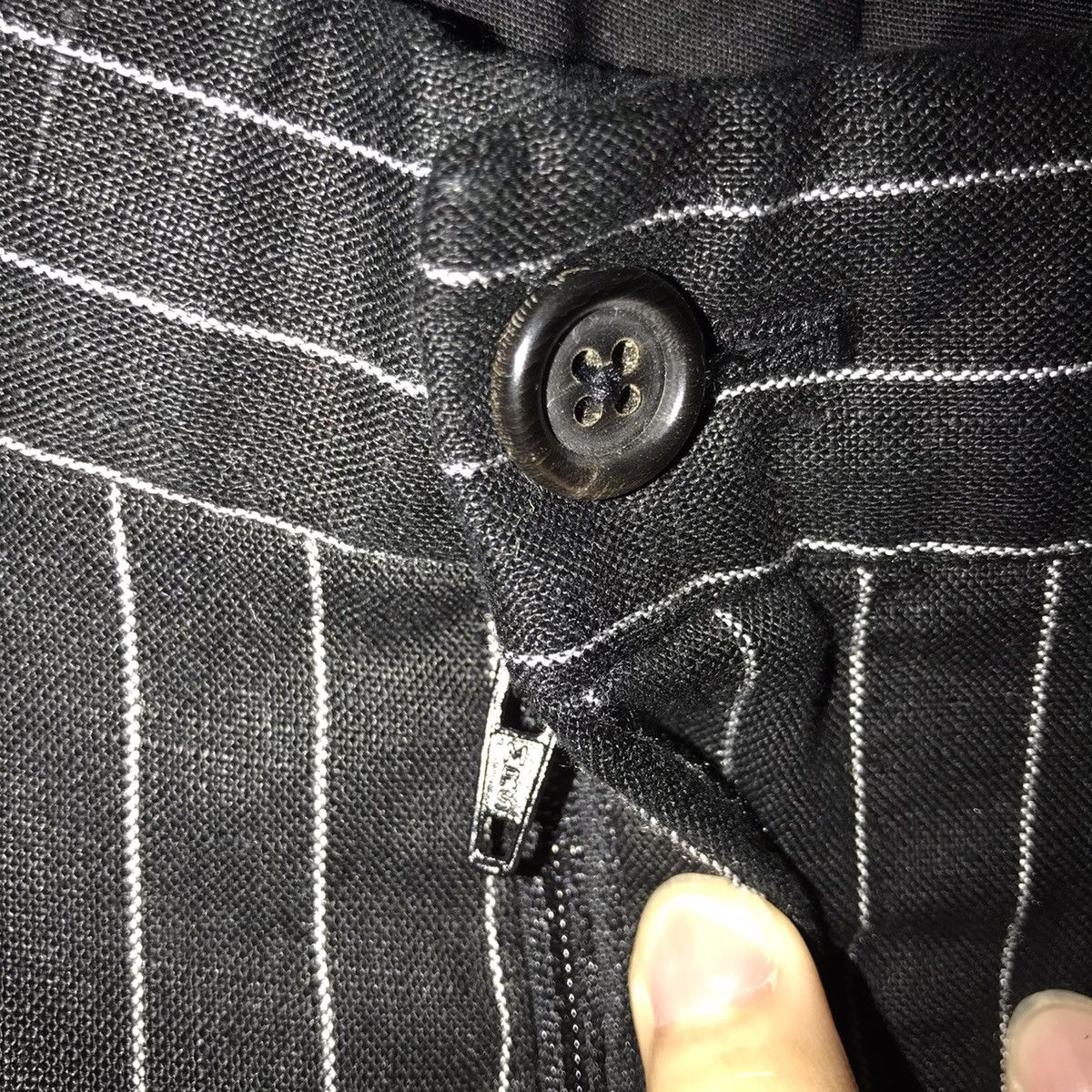Polo Ralph Lauren × RRL Ralph Lauren × Ralph Lauren Purple Label Pin Stripe Purple Label Ralph Lauren Trousers Size US 36 / EU 52 - 3 Thumbnail