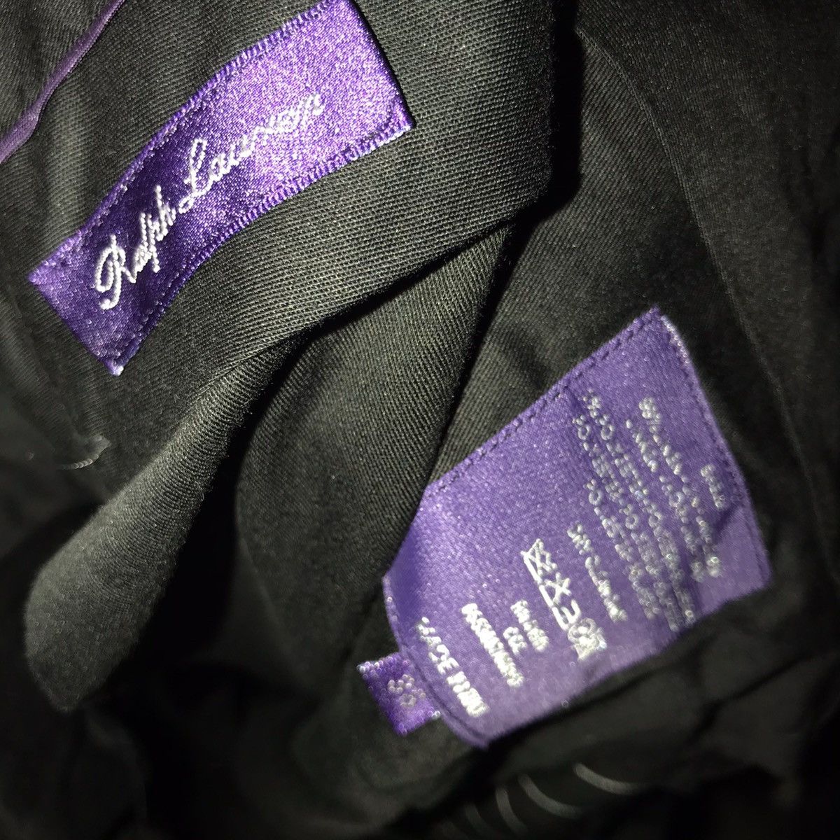 Polo Ralph Lauren × RRL Ralph Lauren × Ralph Lauren Purple Label Pin Stripe Purple Label Ralph Lauren Trousers Size US 36 / EU 52 - 5 Thumbnail