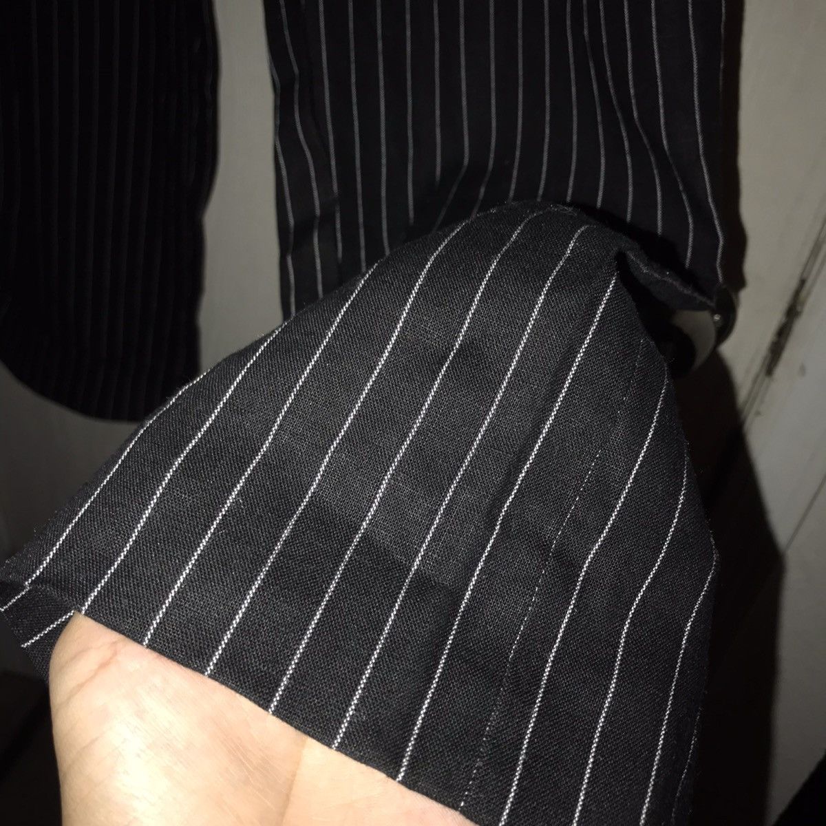 Polo Ralph Lauren × RRL Ralph Lauren × Ralph Lauren Purple Label Pin Stripe Purple Label Ralph Lauren Trousers Size US 36 / EU 52 - 2 Thumbnail