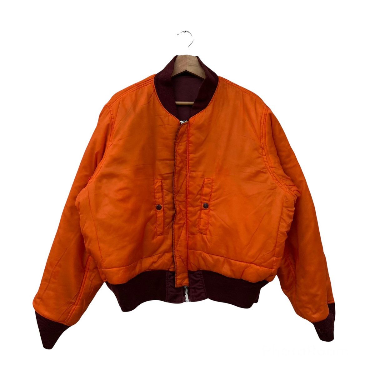 Japanese Brand 💥RARE REVERSIBLE COLOUR MA-1 TYPE MILITARY COLLECTION Size US L / EU 52-54 / 3 - 2 Thumbnail