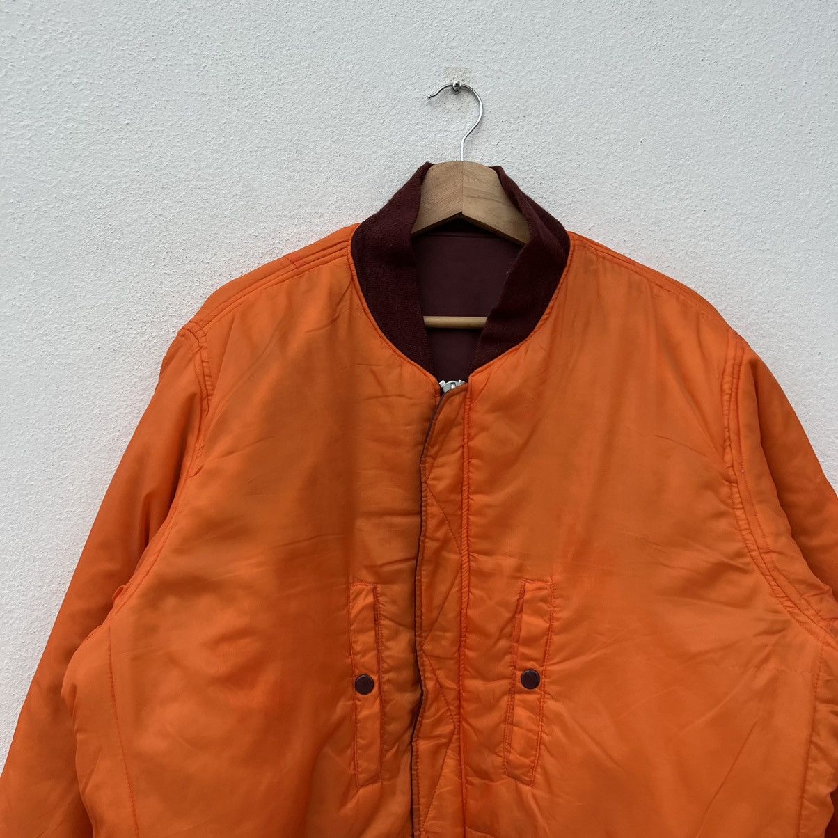 Japanese Brand 💥RARE REVERSIBLE COLOUR MA-1 TYPE MILITARY COLLECTION Size US L / EU 52-54 / 3 - 11 Thumbnail