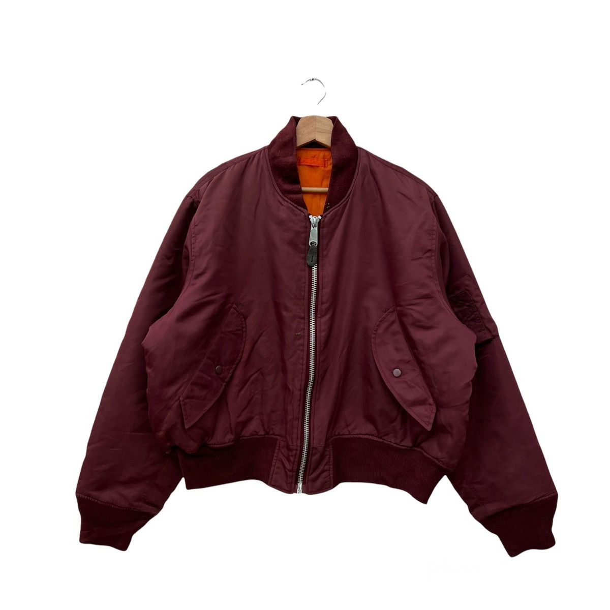 Japanese Brand 💥RARE REVERSIBLE COLOUR MA-1 TYPE MILITARY COLLECTION Size US L / EU 52-54 / 3 - 1 Thumbnail