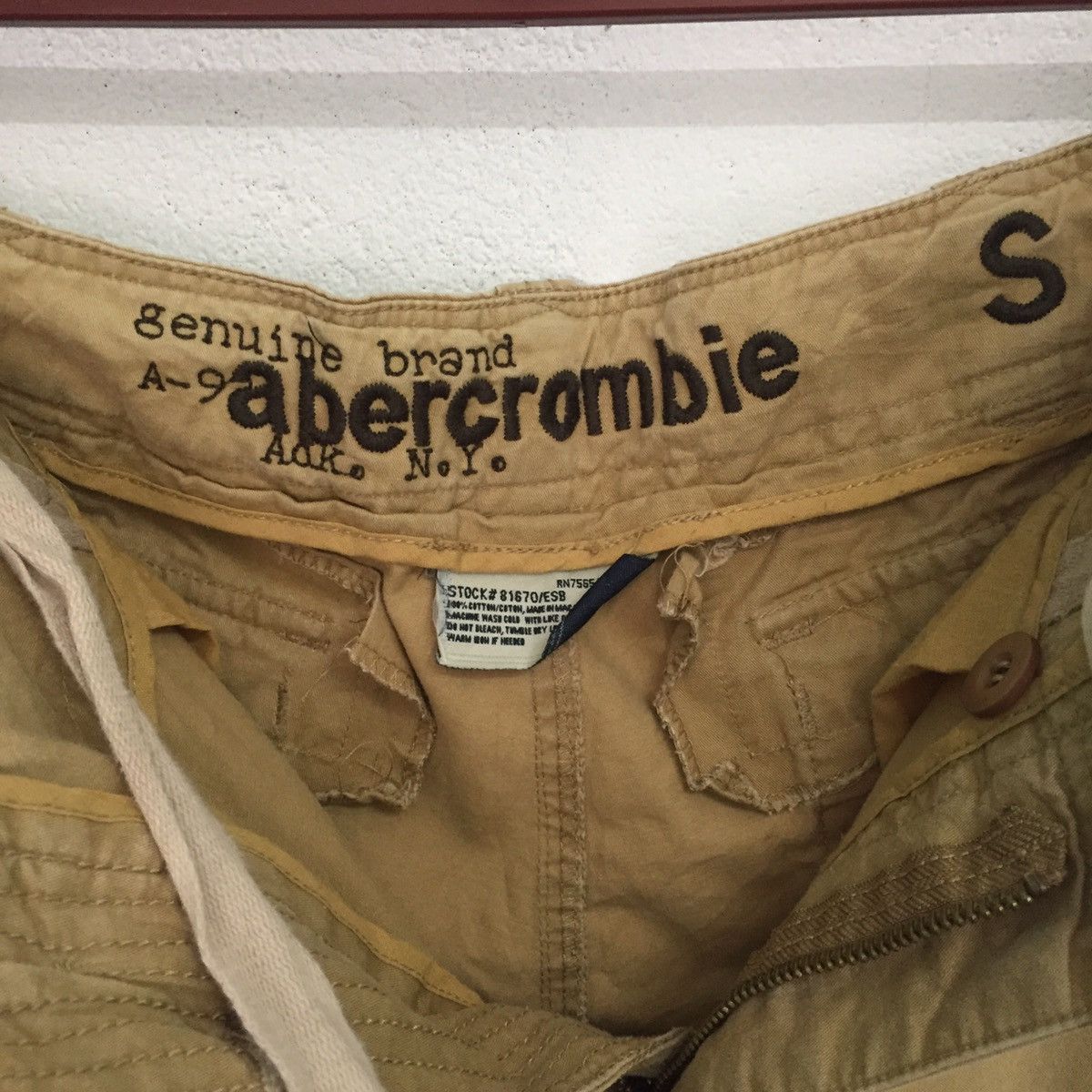 Abercrombie & Fitch Abercrombie Lot#304-76 Cargo Tactical Pant MADE IN MACAU Size US 34 / EU 50 - 20 Thumbnail