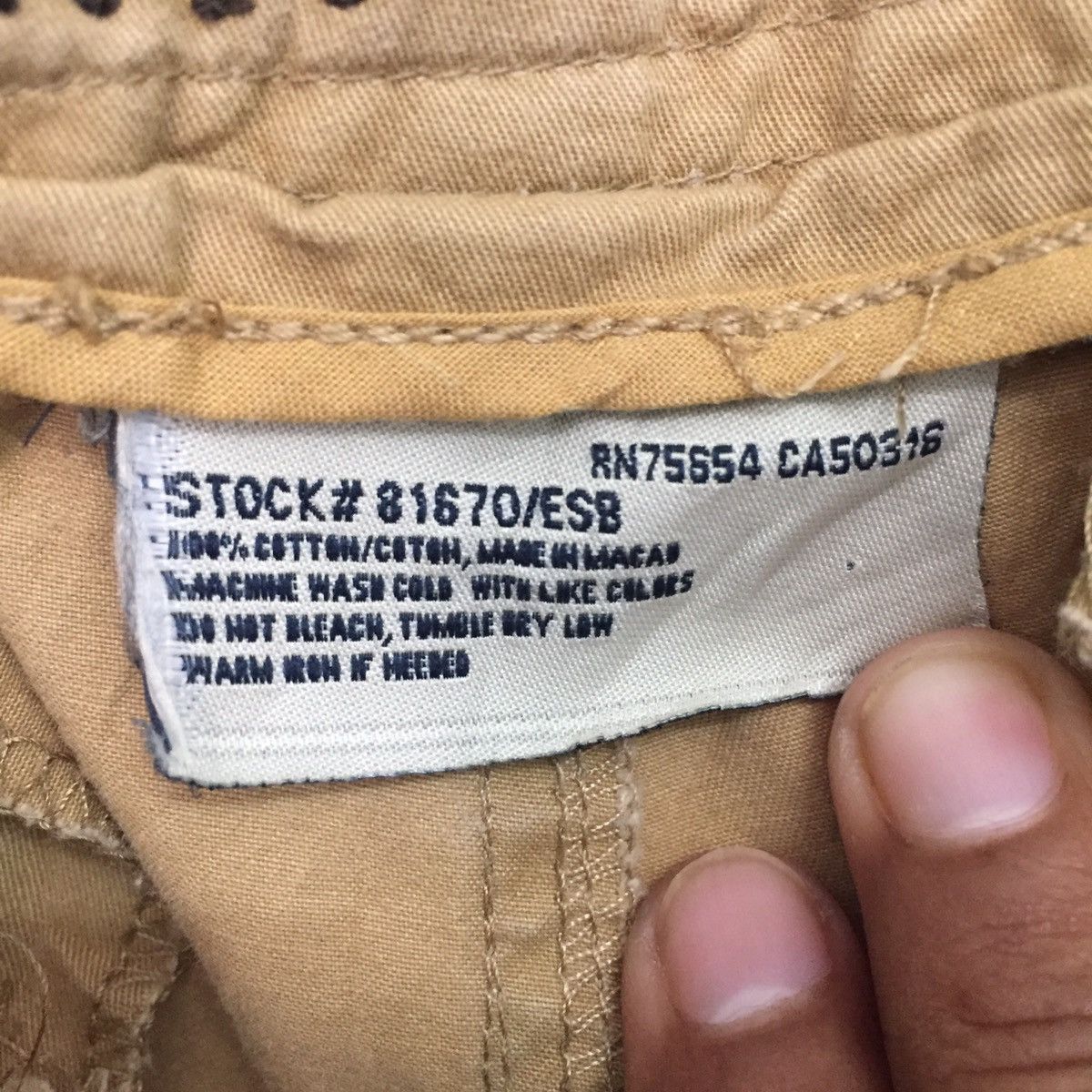 Abercrombie & Fitch Abercrombie Lot#304-76 Cargo Tactical Pant MADE IN MACAU Size US 34 / EU 50 - 21 Thumbnail