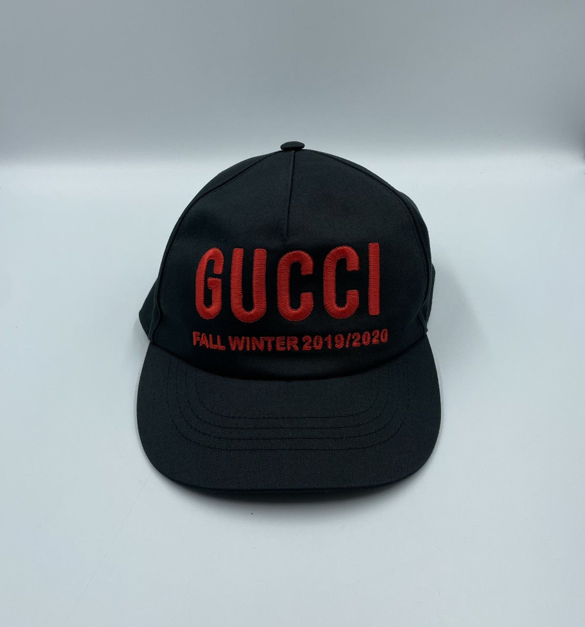 image of Gucci Fall Winter 2019/2020 Black Red Hat, Men's