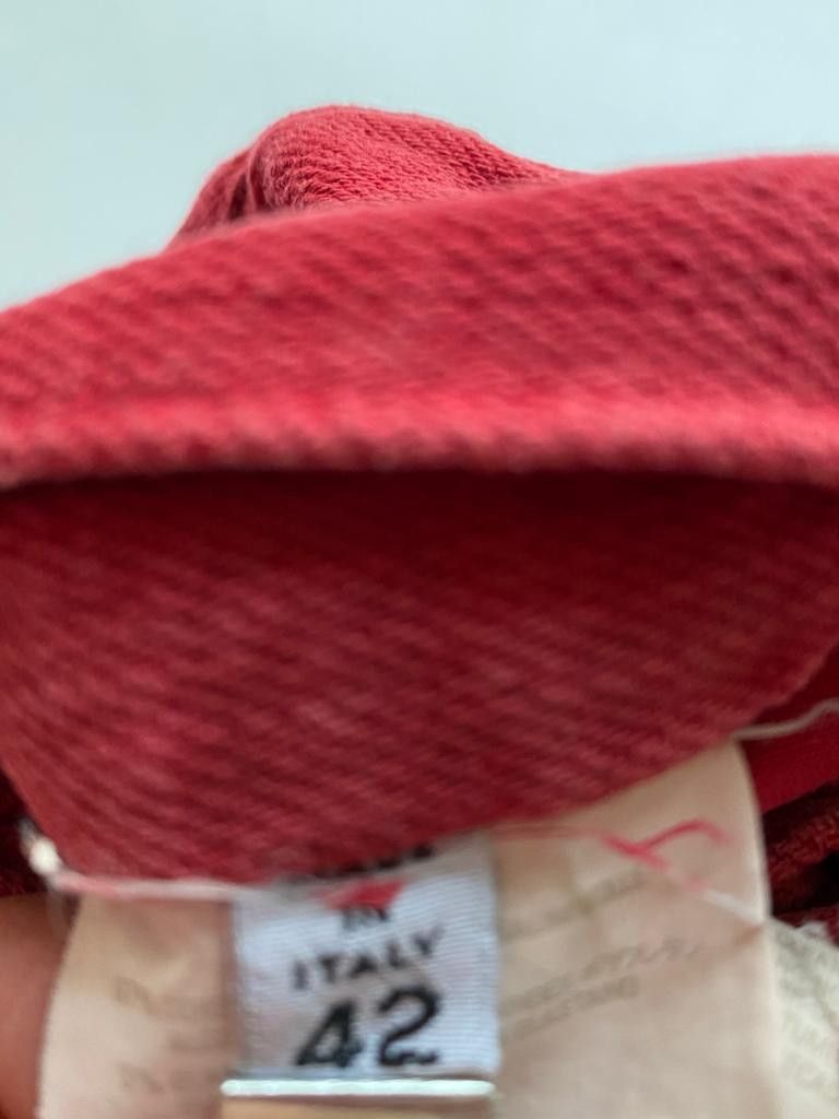 Maison Margiela ⚡️QUICK SALE⚡️2008 Maison Margiela Red Denim Trousers Size 28" / US 6 / IT 42 - 7 Thumbnail
