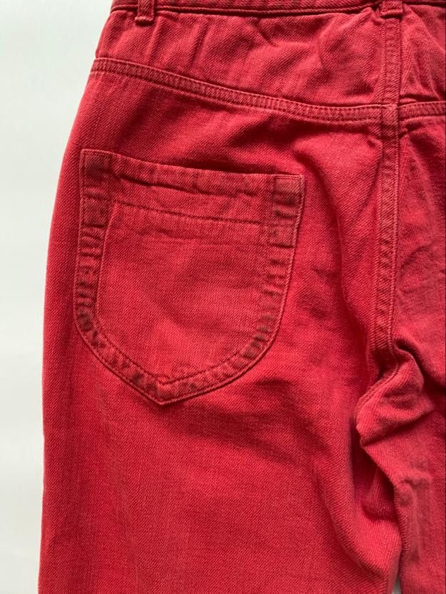 Maison Margiela ⚡️QUICK SALE⚡️2008 Maison Margiela Red Denim Trousers Size 28" / US 6 / IT 42 - 6 Thumbnail