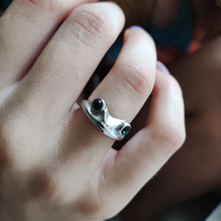Jewelry Frog Rings Size ONE SIZE - 2 Thumbnail