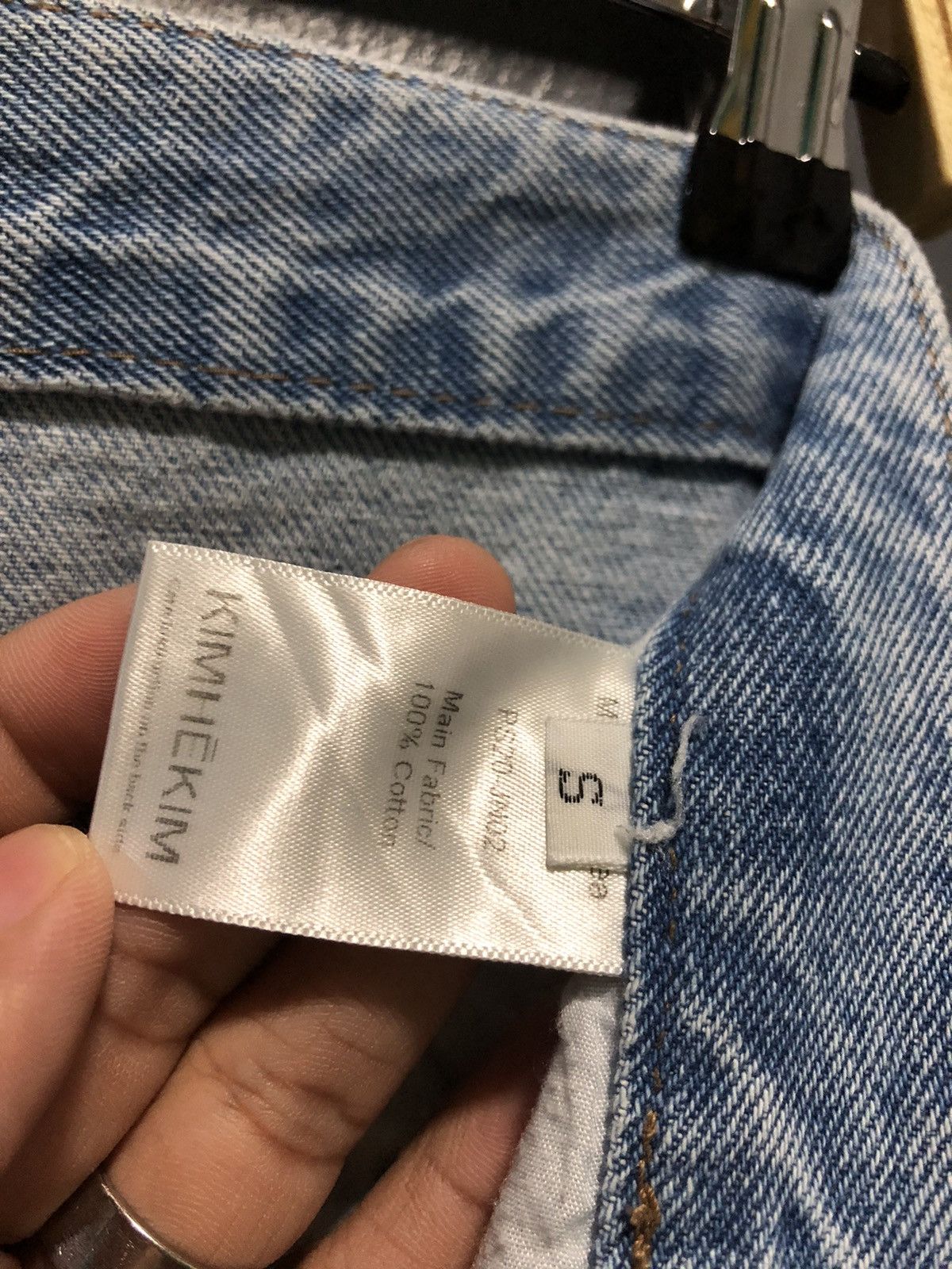 Japanese Brand DESIGNER KIMHĒKIM MY UNIFORM BLUE WASH DENIM Size US 28 / EU 44 - 12 Thumbnail