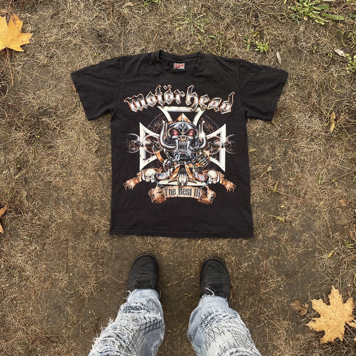 Vintage Vintage 90s Motorhead Faded Graphic Band Tee Grunge Baggy M Size US M / EU 48-50 / 2 - 1 Thumbnail