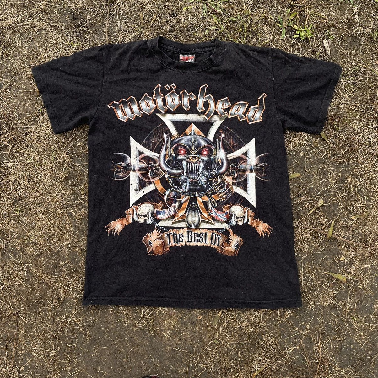 Vintage Vintage 90s Motorhead Faded Graphic Band Tee Grunge Baggy M Size US M / EU 48-50 / 2 - 2 Thumbnail