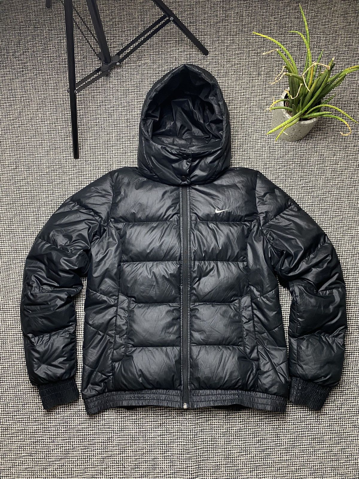 Other Nike dawn jacket puffer y2k woman black Size L / US 10 / IT 46 - 1 Thumbnail