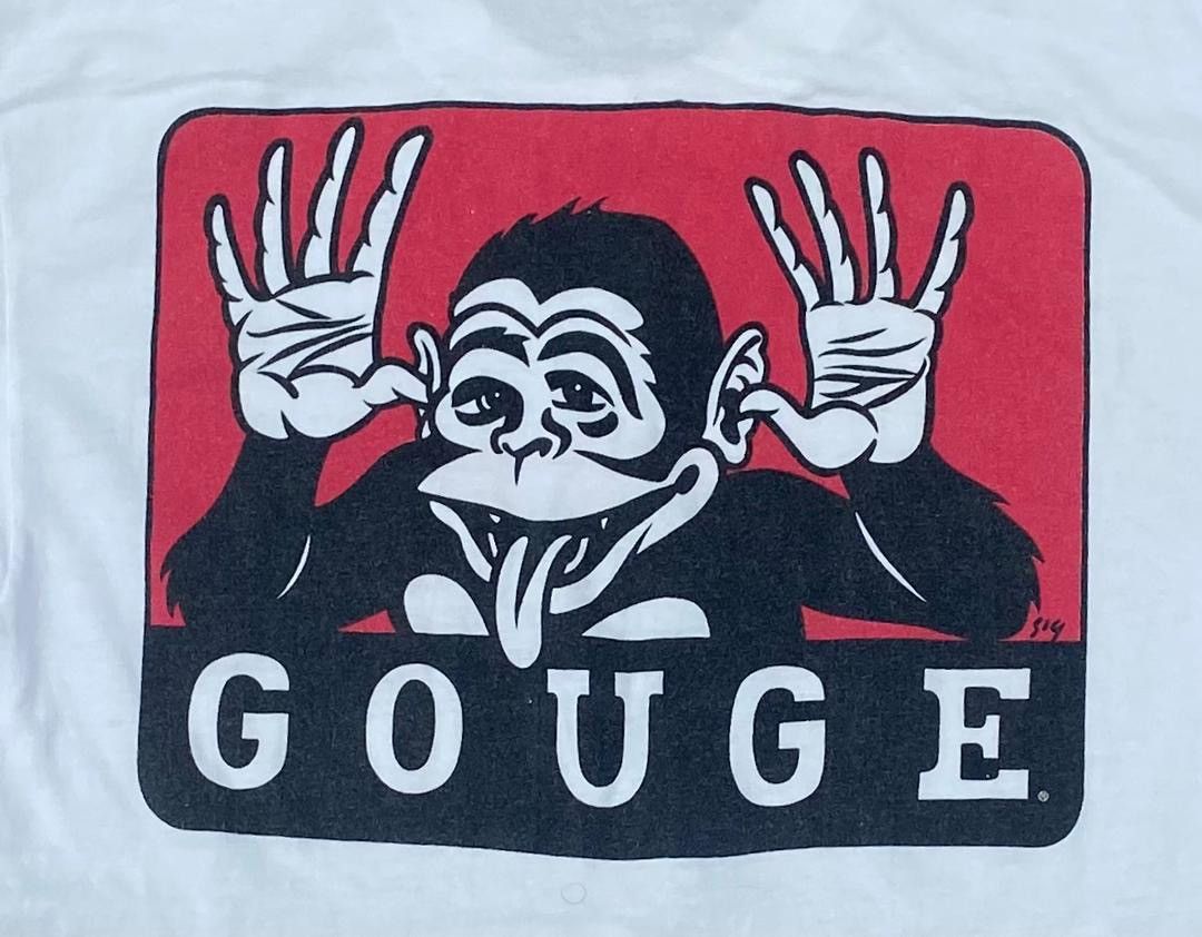 Japanese Brand × Vintage vintage tee GOUGE D -3 Size US M / EU 48-50 / 2 - 2 Thumbnail