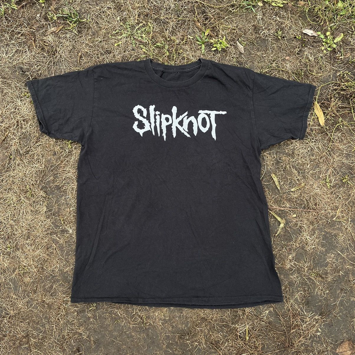 Vintage Vintage Y2K Slipknot Band Tee Graphic Black Streetwear L Size US L / EU 52-54 / 3 - 2 Thumbnail