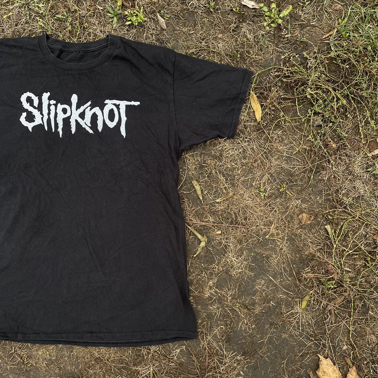 Vintage Vintage Y2K Slipknot Band Tee Graphic Black Streetwear L Size US L / EU 52-54 / 3 - 3 Thumbnail