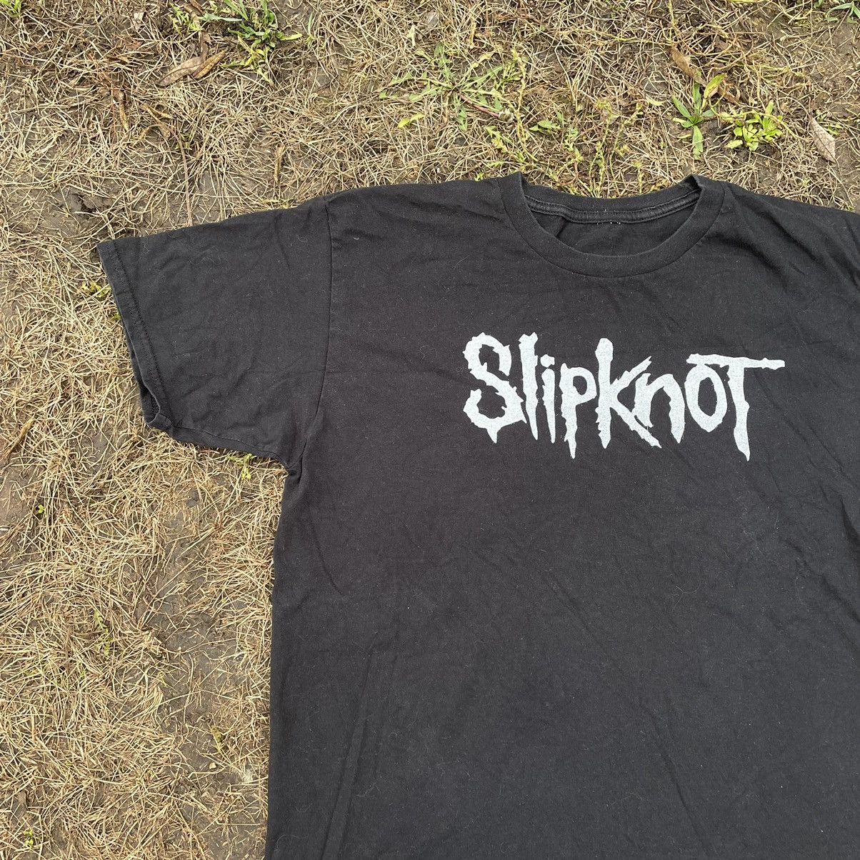 Vintage Vintage Y2K Slipknot Band Tee Graphic Black Streetwear L Size US L / EU 52-54 / 3 - 4 Thumbnail