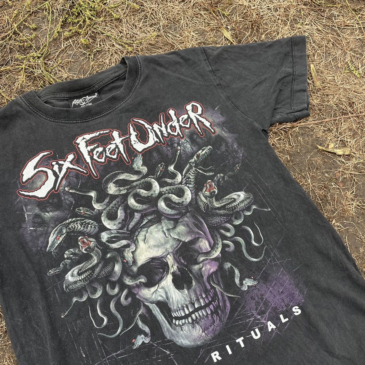 Band Tees Vintage Y2K Skulls Dead Face Horror Tee Rock Streetwear Size US S / EU 44-46 / 1 - 5 Thumbnail