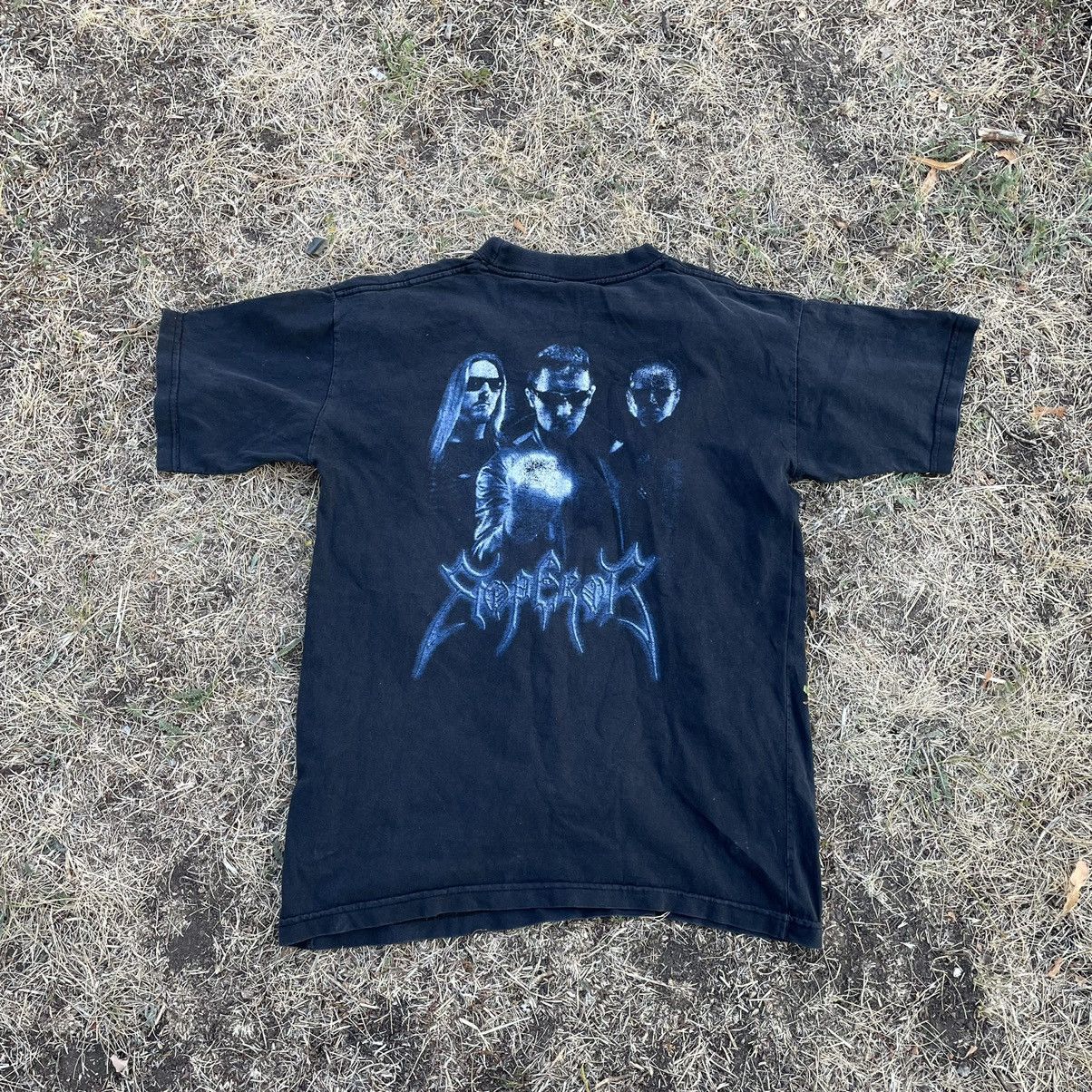 Vintage Vintage 90s Graphic Tee Sun Faded Band Tee Grunge Cropped S Size US S / EU 44-46 / 1 - 6 Thumbnail
