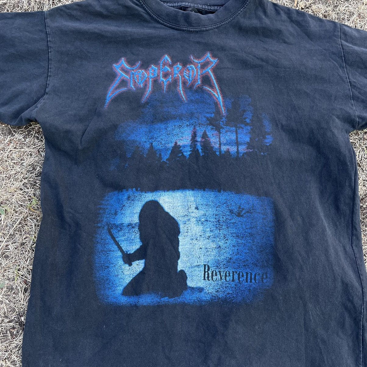 Vintage Vintage 90s Graphic Tee Sun Faded Band Tee Grunge Cropped S Size US S / EU 44-46 / 1 - 4 Thumbnail