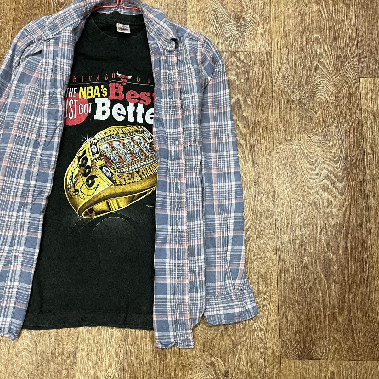 Vintage Vintage 90s Y2K Baggy Plaid Shirt Grunge Streetwear Faded M Size US M / EU 48-50 / 2 - 3 Thumbnail