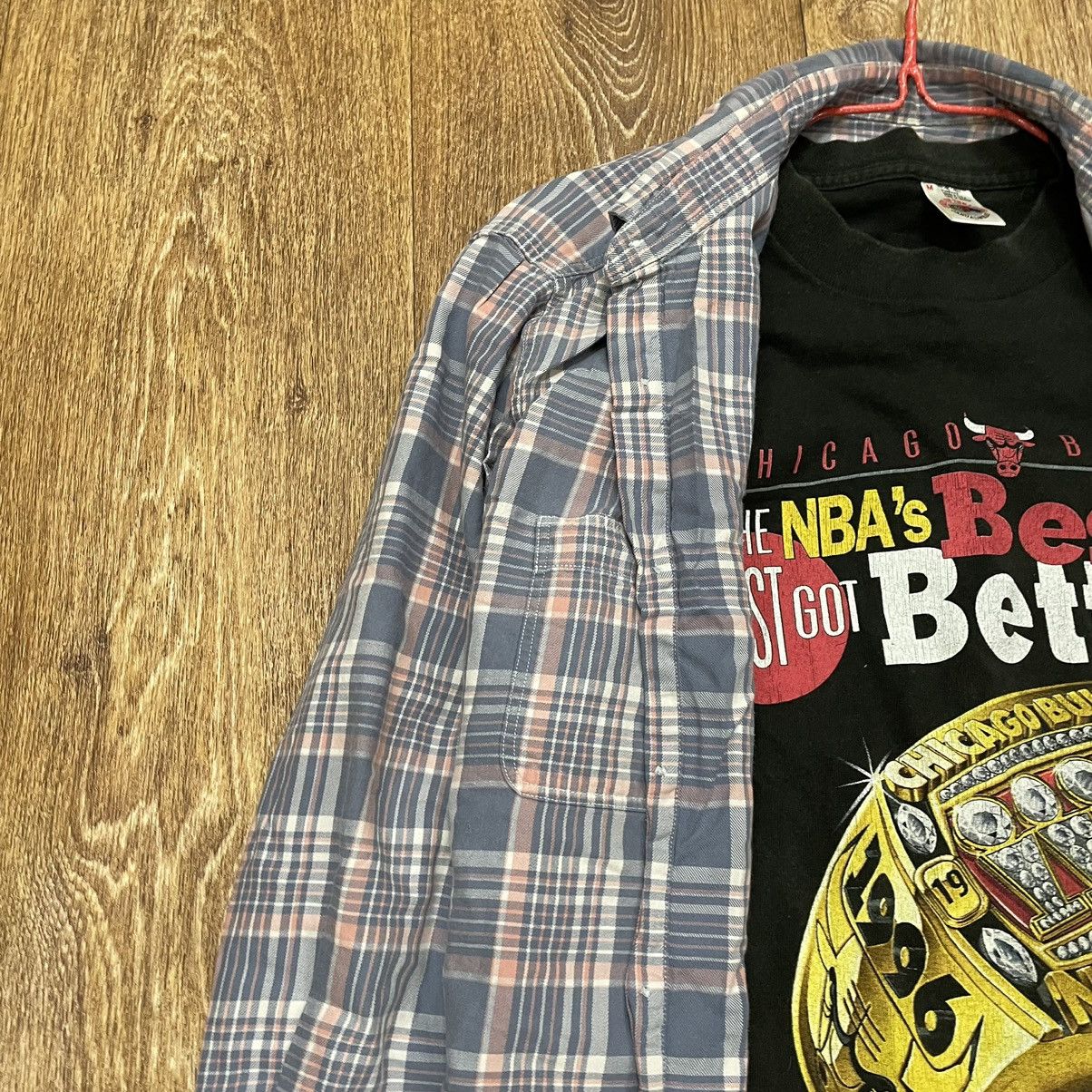 Vintage Vintage 90s Y2K Baggy Plaid Shirt Grunge Streetwear Faded M Size US M / EU 48-50 / 2 - 5 Thumbnail