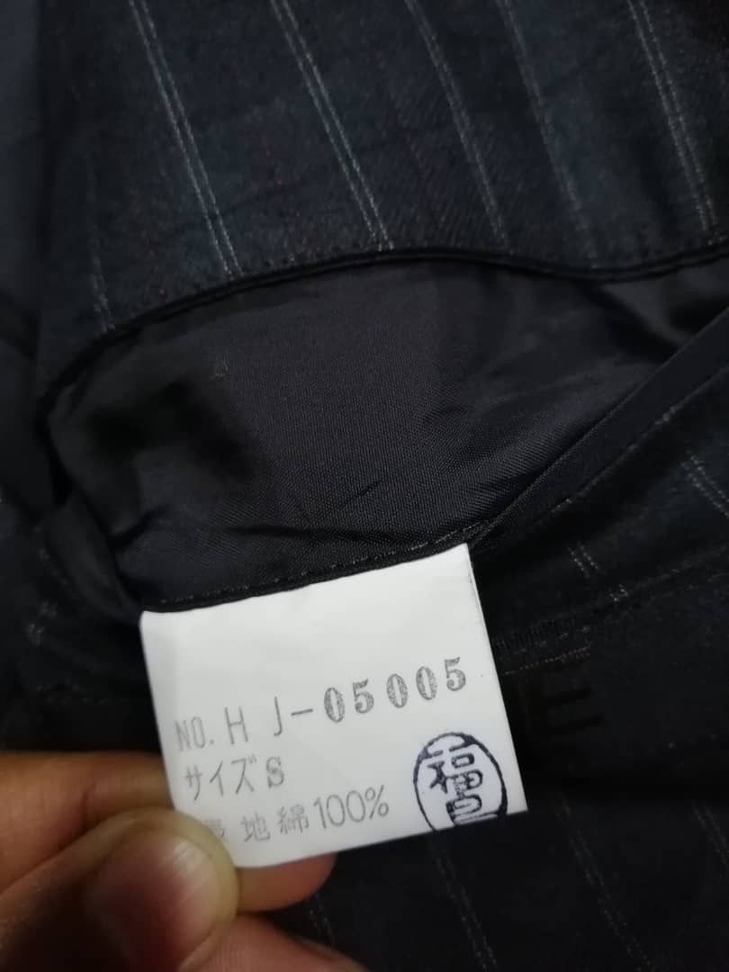 Comme des Garcons Homme 80s CDG Homme Striped Wool Blazer Jacket Size US S / EU 44-46 / 1 - 8 Thumbnail