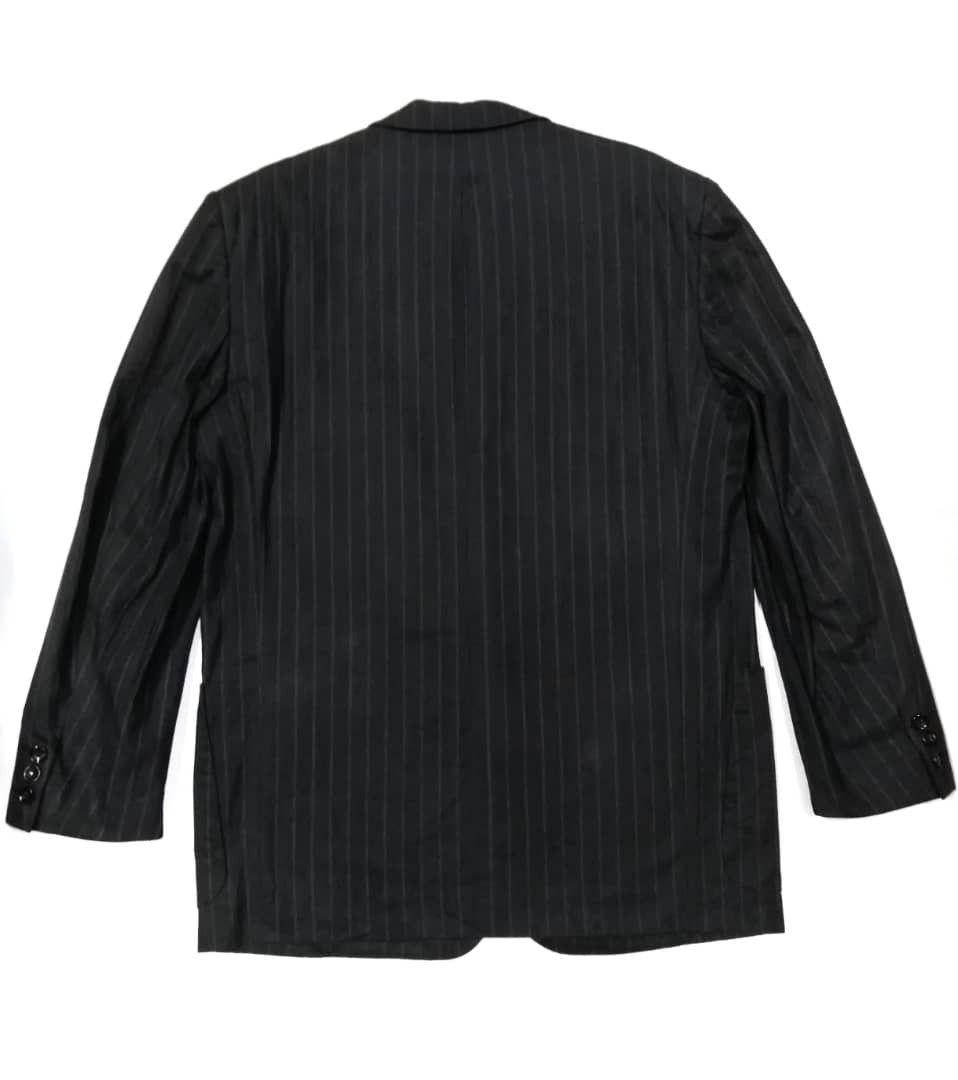 Comme des Garcons Homme 80s CDG Homme Striped Wool Blazer Jacket Size US S / EU 44-46 / 1 - 4 Thumbnail