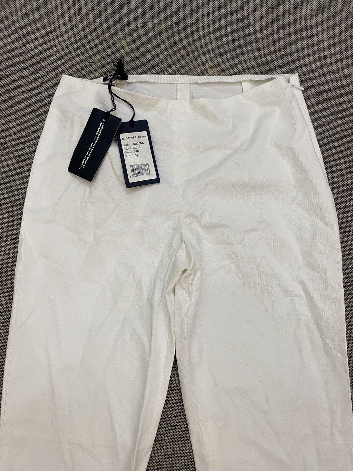 Jil Sander Jil Sander Navy White Casual Pant Size 26" / US 2 / IT 38 - 2 Thumbnail