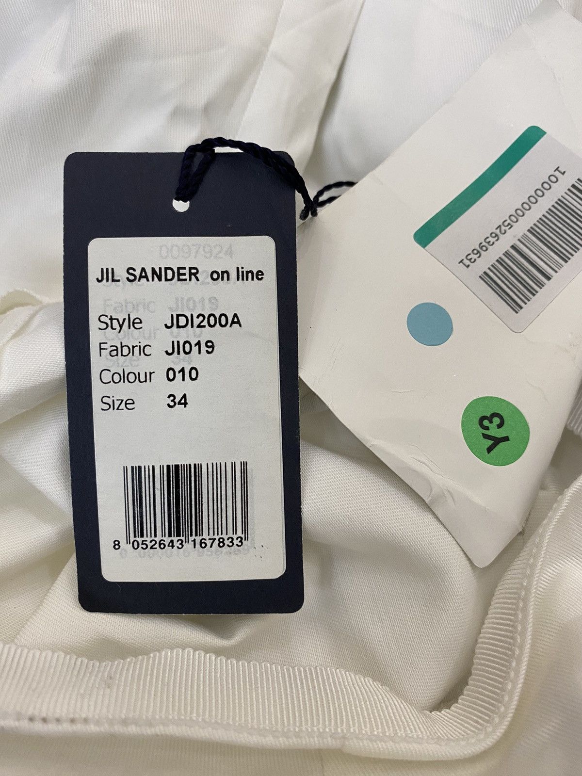 Jil Sander Jil Sander Navy White Casual Pant Size 26" / US 2 / IT 38 - 8 Thumbnail